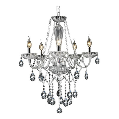 Araña 5 Luces Cristal Cairel Apto Led Calidad Premium Vig