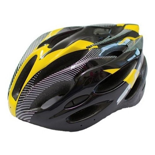 Casco Slp Wt-032 Color Negro/amarillo Talle L (58-62cm)