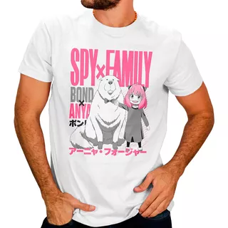 Playera Para Hombre Anime Spy × Family Anya & Bond #34