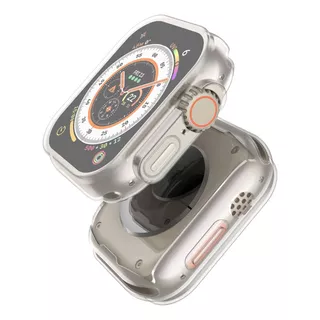 Kit 2 Capa Transparente Compatível Com Apple Watch 9 41mm