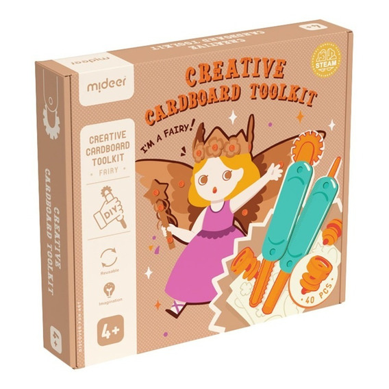 Kit De Herramientas Para Creaciones Con Cartón - Mideer