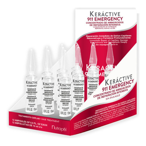  Nutrapel Ampolleta Reconstructive Keractive 911 12amp/15ml