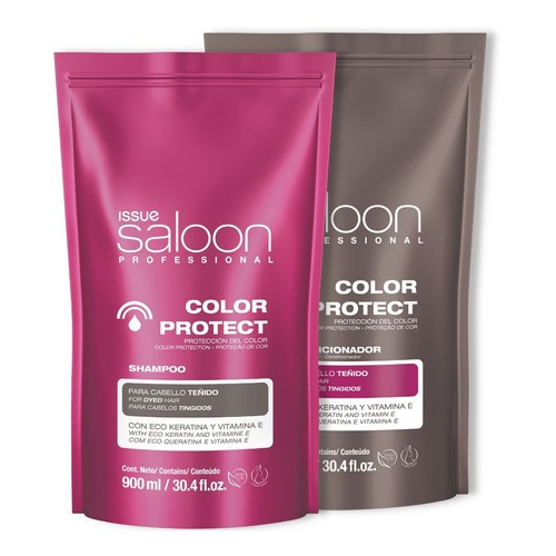 Issue Saloon Shampoo + Acondicionador Color Protect X 900 Ml
