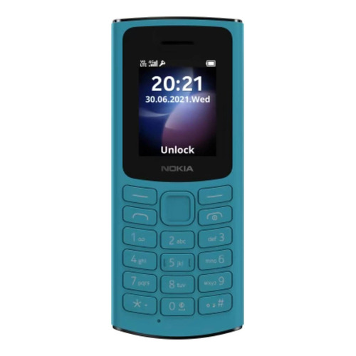 Nokia 105 4G 128 MB azul 48 MB RAM