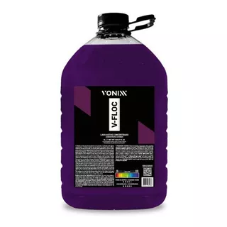 Shampoo Lava Auto V-floc 5 Litros Concentrado Neutro Vonixx