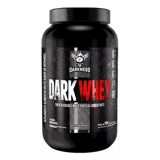 Darkness Whey Protein Integralmedica Darkwhey 100% Hardcore Sabor Morango
