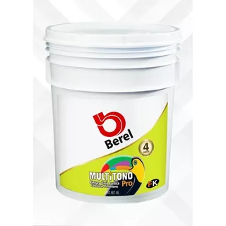 Cubeta De Pintura Vinilica 19lt Multitono Pro Berel Mx