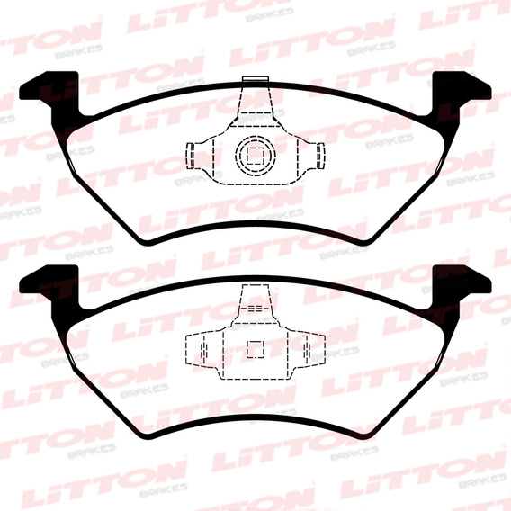 Pastilla Freno Litton Del Vw Gol Trend Voyage Saveiro Ea111