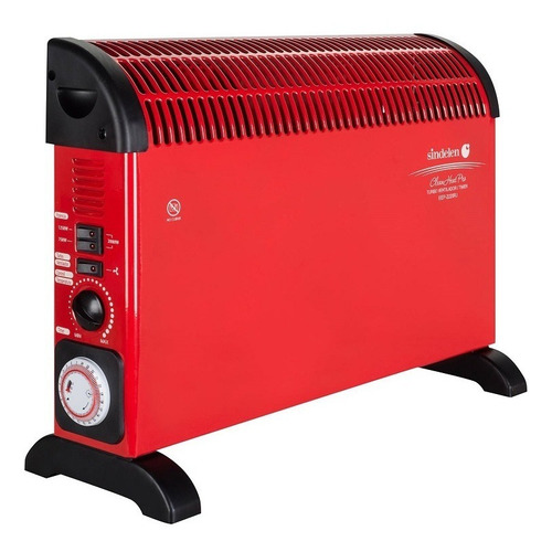 Calefactor Convector Sindelen Eep-2220 Color Rojo