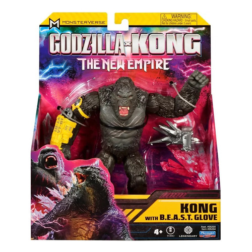 Figura Godzilla X Kong: The New Empire, King Kong Con Guante
