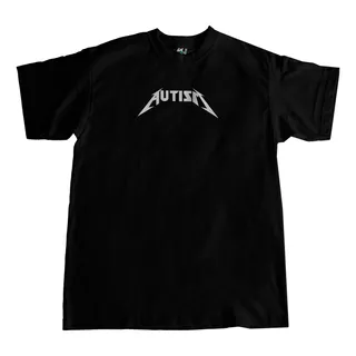 Remera Autism Metallica Autista %100 Algodón