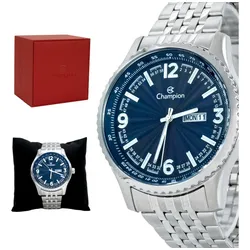 Relógio Champion Masculino Prata Casual Ca31604f Garantia Nf no Mercado Livre com oferta e cupom de desconto
