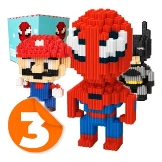 Rompecabezas 3d Piezas Miniblocks Personajes Super Héroes