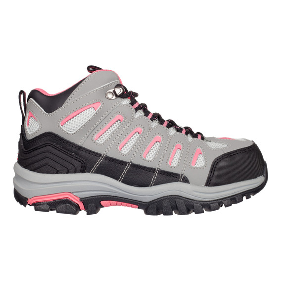 Calzado Seguridad Mujer Skechers Bellshill Gris Rosado