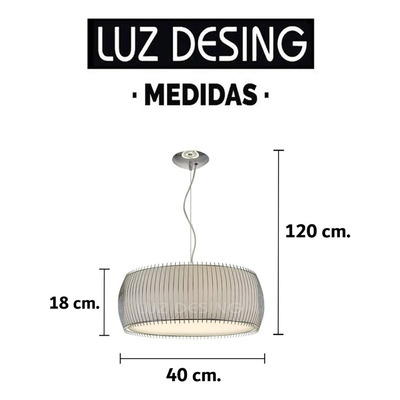 Lampara Colgante 2 Luces Moderno Cromo Apto Led Natural