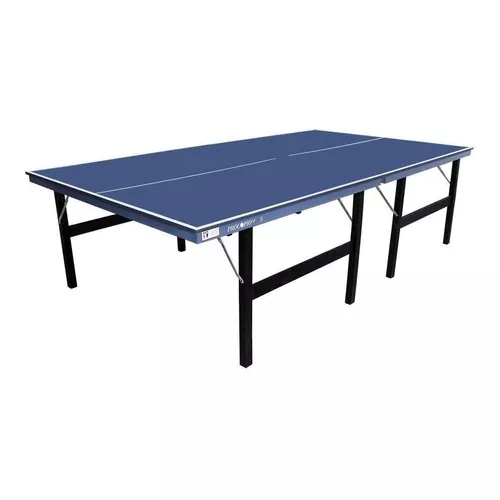 Mesa de ping pong Klopf 1009 fabricada em MDF cor azul