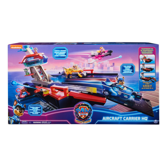 Paw Patrol 6067496 Vehículo portaviones la película de chase con accesorios 3+