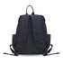 Mochila Tela Impermeable Bolsillo Al Frente Dama Lincolns Color Negro