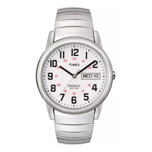 Timex ® Indiglo Reloj Mano Mujer Acero Inoxid. 35mm T204619j