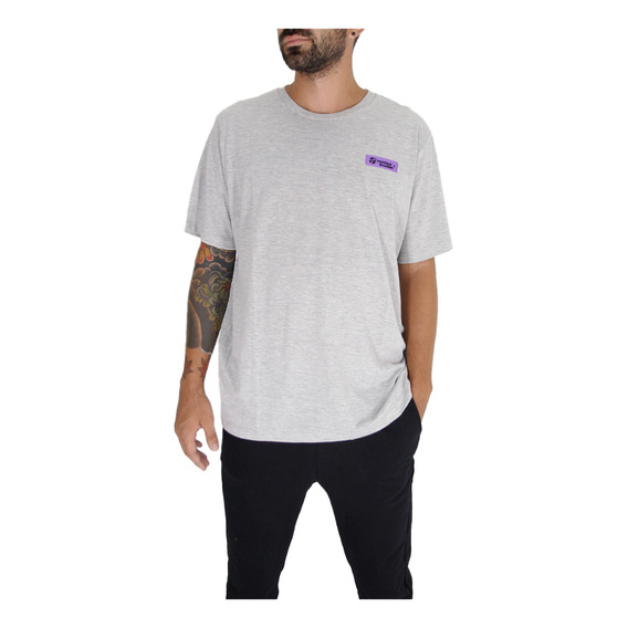 Remera Topper Aero Test Baumm Hombre Gris Jjdeportes