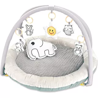 Alfombra De Juego Sensory Mat Gris - Kidscool