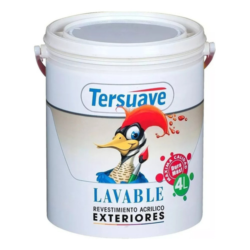 Latex Ext. Acrilico Lavable Tersuave X 1lts Colores - Umox Color Negro Ébano