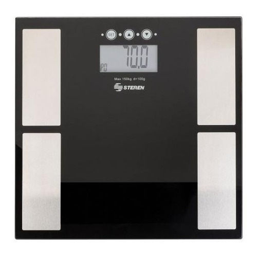 Báscula digital Steren MED-110 negra, hasta 150 kg