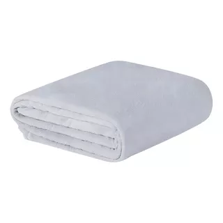 Cobertor Coberta Soft Touch Queen Mantinha Fleece - Cinza