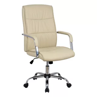 Silla Sillon Director Oficina Eco Cuero 610 - Amarelo