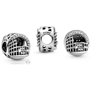 Charm Pandora Italia Roma Coliseo Colección Viajes Ale 925