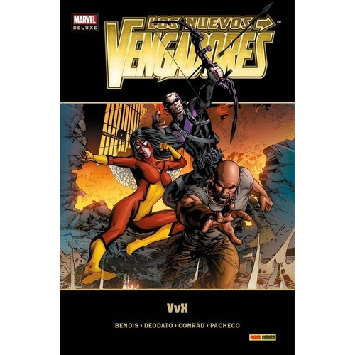 Marvel Deluxe Los Nuevos Vengadores 17: Vvx - Brian, de Brian Michael Bendis. Editorial Panini en español