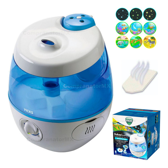 Humidificador Ultrasonico De Vapor Frío Vick Dulces Sueños