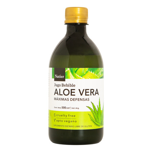 Natier Aloe Vera Natural Máxima Defensa 500 Ml Digestion
