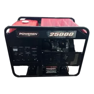 Generador Portátil Poweren Pw25000 25000w Trifásico Con Tecnología Avr 120v/240v