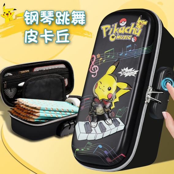 Bolsa De Lápices Pokémon Con Caja De Papelería Pikachu