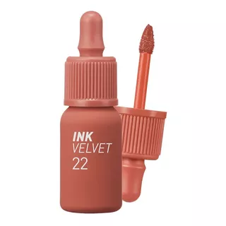 Peripera Ink Velvet 4gr Tintas Labiales Coreanas Originales Color #22 Bouquet Nude