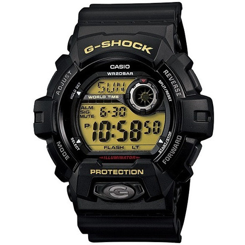 Reloj Casio G-shock G-8900-1cr Para Caballero Original E-w Color de la correa Negro Color del bisel Negro