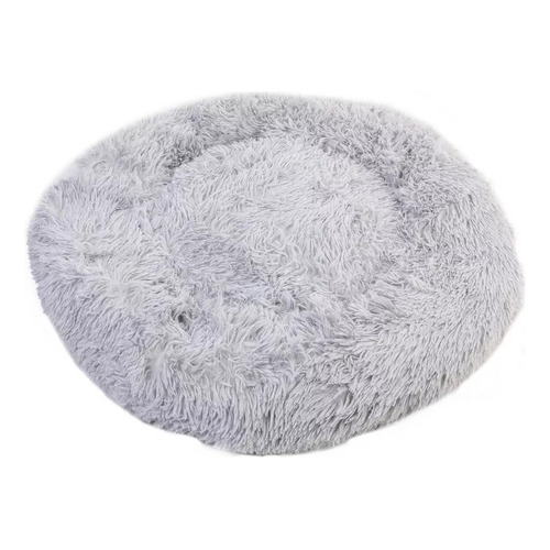 Cama Moises 50cm Mascotas Cálida Acolchada Perros Liviana Color Gris