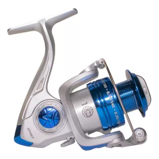 Reel Spinit Lb 601 Pesca Spinning Pejerrey Variada Rio Color Gris/azul Lado De La Manija Derecho/izquierdo