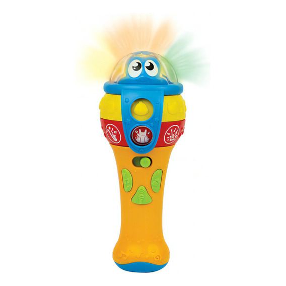 Micrófono Infantil Inalámbrico C/luces Ritmos Sonidos Winfun Color Multicolor