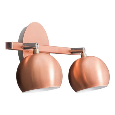 Aplique Sist Alyssa Bocha Ø9cm 2xg9 Cobre 1870/2lu Movil Cobre