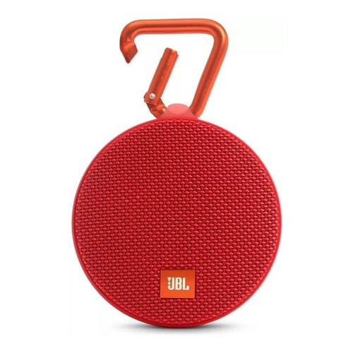 Bocina JBL Clip 2 portátil con bluetooth waterproof red 