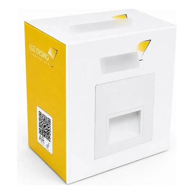 Pack X 4 Embutido Pared Escalera Web Led Blanco Exterior Ld Blanco Interior/exterior