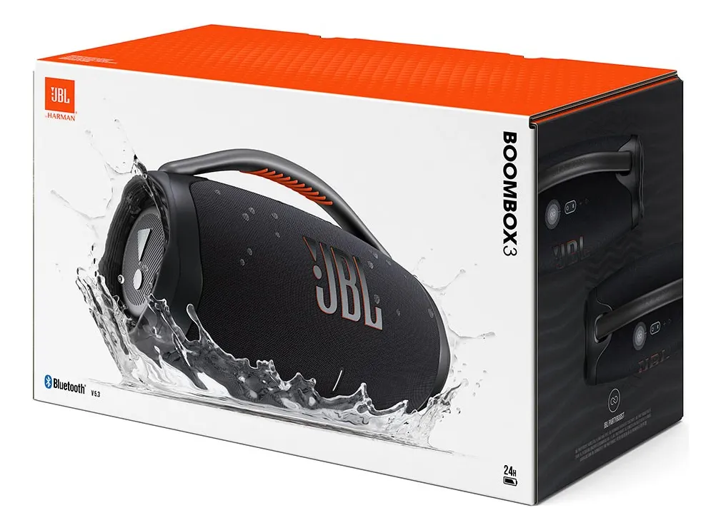 Caixa De Som Boombox 3 Bluetooth Preta Jbl - Imagem 5