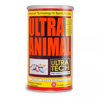 Ultra Animal Ultra Tech X 30 Packs  Suplemento  Para Entrenamientos Intensos Completo Multivitamínico Con Aminoácidos Sabor Sin Sabor