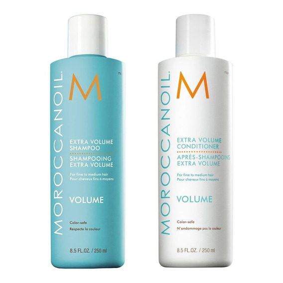 Kit Volumen Moroccanoil Shampoo Y Acond 250ml Sin Sulfatos