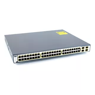 Switch Cisco Catalyst 3750 Poe 48 Ws-c3750x-48pf-s V03 Usado