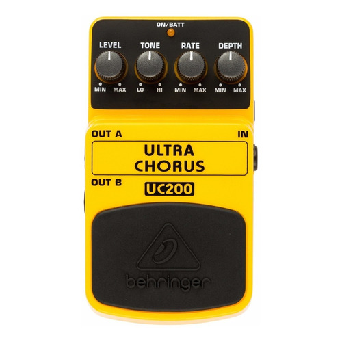 Behringer Uc-200 Pedal Ultra Chorus Color Amarillo