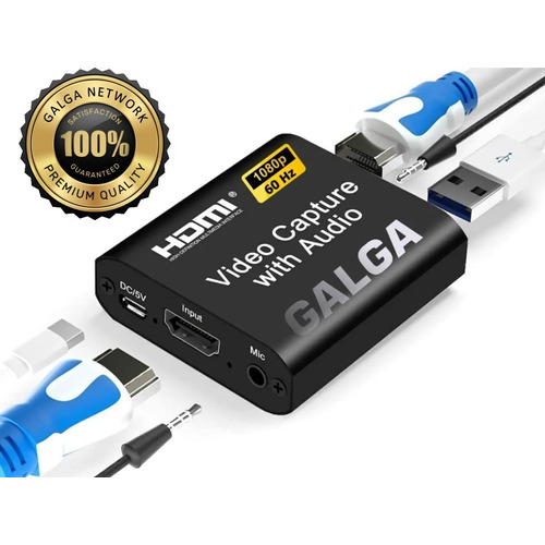 Capturadora Hdmi Salida 1080/60hz Entr/microf Y Loopout Stre