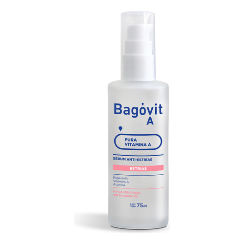 Gel Serum Anti Estrías Bagovit A 75ml Suaviza Reduce & Aplan